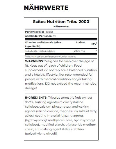 Scitec Tribu 2000 - 90 Tabl. - SHOPOUTLET24. Der Protein und Supplement Dealer