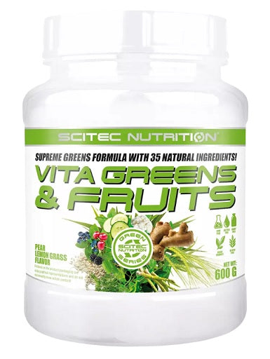 Scitec Vita Greens & Fruits 600g - SHOPOUTLET24. Der Protein und Supplement Dealer