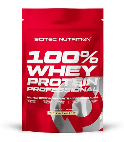 Scitec 100% Whey Protein Professional 1000g - SHOPOUTLET24. Der Protein und Supplement Dealer