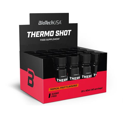 BioTech Thermo Shot 20x 60ml - Tropical Fruit - SHOPOUTLET24. Der Protein und Supplement Dealer
