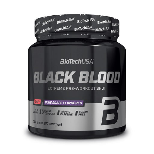 BioTech Black Blood CAF 300g (40 Serv.) - SHOPOUTLET24. Der Protein und Supplement Dealer