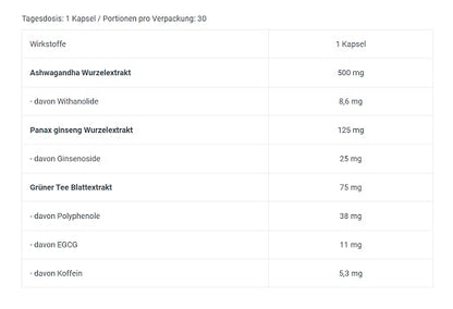 BioTech Ashwa 30 Kapseln - SHOPOUTLET24. Der Protein und Supplement Dealer