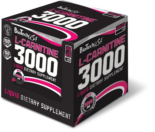 BioTech L-Carnitine Liquid 3000mg 20x25ml