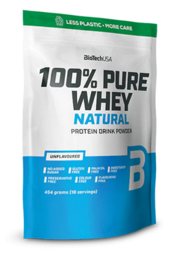 BioTech 100% Pure Whey 454g - SHOPOUTLET24. Der Protein und Supplement Dealer