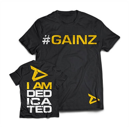 Dedicated T-Shirt "#Gainz" - SHOPOUTLET24. Der Protein und Supplement Dealer