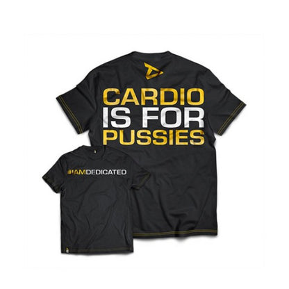 Dedicated T-Shirt "Cardio is for Pussies" - SHOPOUTLET24. Der Protein und Supplement Dealer