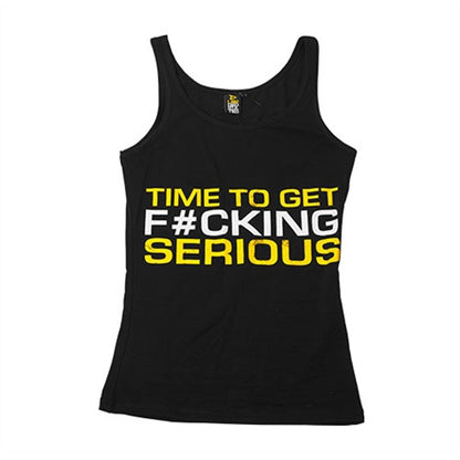 Dedicated Women Tank "Time To Get Serious" - SHOPOUTLET24. Der Protein und Supplement Dealer