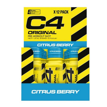 Cellucor C4 Original Shot 12 x 60ml - SHOPOUTLET24. Der Protein und Supplement Dealer