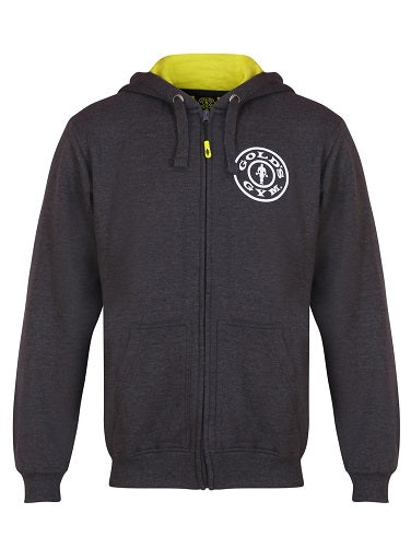 Gold's Gym GGSWT007 - Charcoal Zip Hoodie