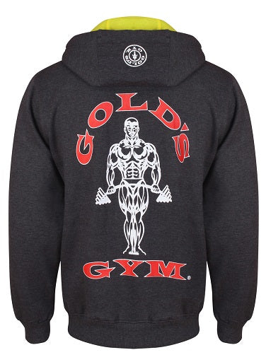 Gold's Gym GGSWT007 - Charcoal Zip Hoodie