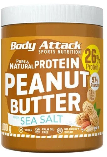 Body Attack Peanut Butter 1000g - SHOPOUTLET24. Der Protein und Supplement Dealer