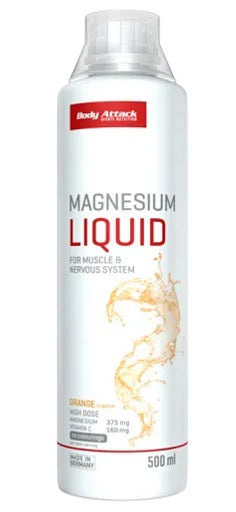 Body Attack Magnesium Liquid Orange 500ml - SHOPOUTLET24. Der Protein und Supplement Dealer