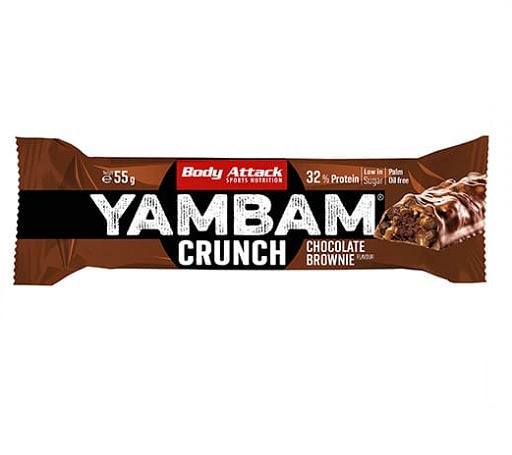 Body Attack YAMBAM CRUNCH Protein Riegel (15x55g) - SHOPOUTLET24. Der Protein und Supplement Dealer