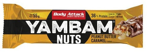 Body Attack YAMBAM NUTS Protein Riegel (15x55g)