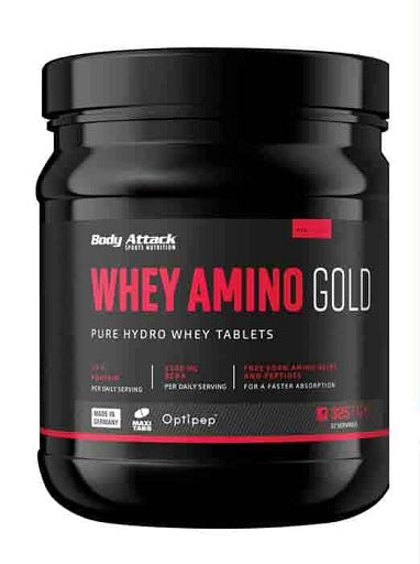 Body Attack Whey Amino Gold 325 Tabletten - SHOPOUTLET24. Der Protein und Supplement Dealer