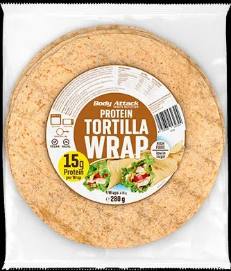 Body Attack Protein Tortilla Wraps 280g - SHOPOUTLET24. Der Protein und Supplement Dealer