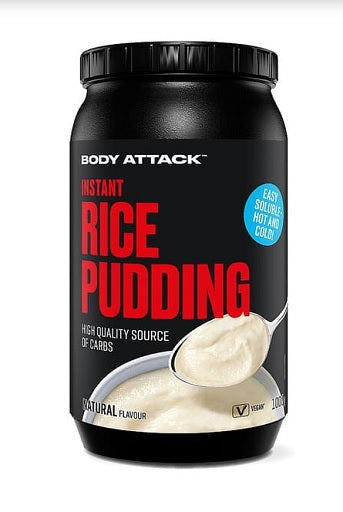Body Attack Instant Rice Pudding 1000g - SHOPOUTLET24. Der Protein und Supplement Dealer