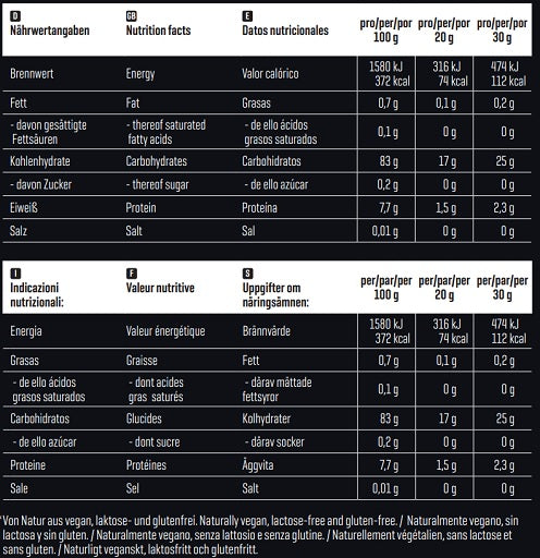 Body Attack Instant Rice Pudding 1000g