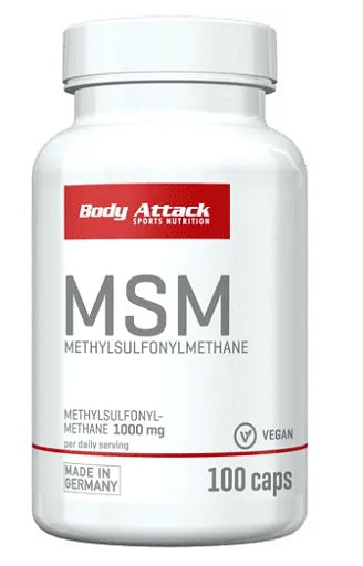 Body Attack MSM 100 Caps - SHOPOUTLET24. Der Protein und Supplement Dealer