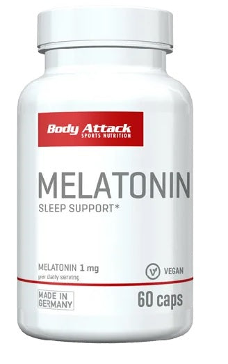 Body Attack Melatonin 60 Caps - SHOPOUTLET24. Der Protein und Supplement Dealer