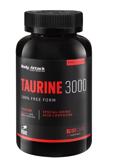 Body Attack Taurine 3000 - 90 Caps - SHOPOUTLET24. Der Protein und Supplement Dealer