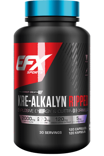 EFX Kre-Alkalyn Ripped Capsule 120 Capsules