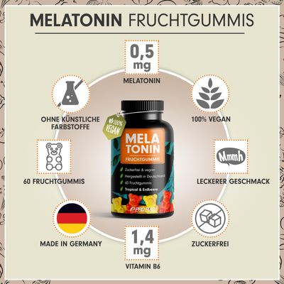 ProFuel Melatonin GUMMIBÄRCHEN 60 Fruchtgummis - SHOPOUTLET24. Der Protein und Supplement Dealer