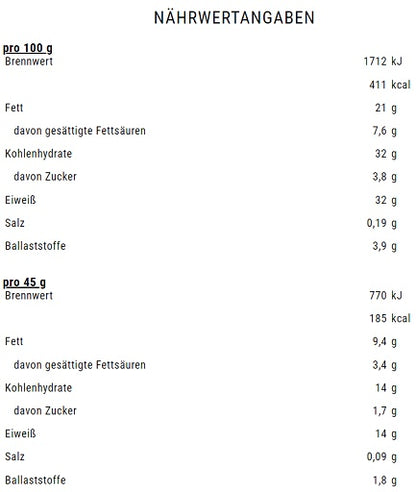 Weider Joe's Core Bar 12x45g - SHOPOUTLET24. Der Protein und Supplement Dealer