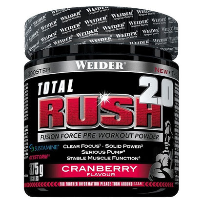 Weider Total Rush 2.0 Booster 375g - SHOPOUTLET24. Der Protein und Supplement Dealer