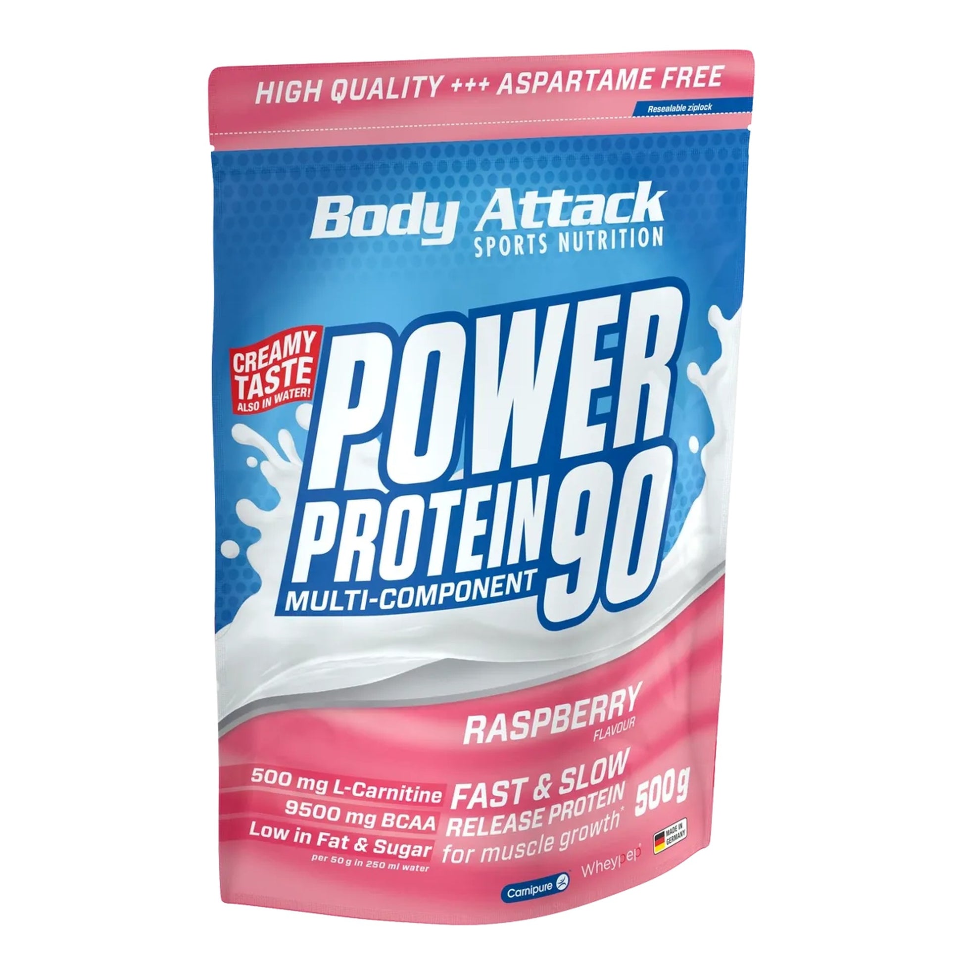 Body Attack Power Protein 90 500g - SHOPOUTLET24. Der Protein und Supplement Dealer