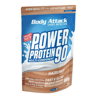 Body Attack Power Protein 90 500g - SHOPOUTLET24. Der Protein und Supplement Dealer