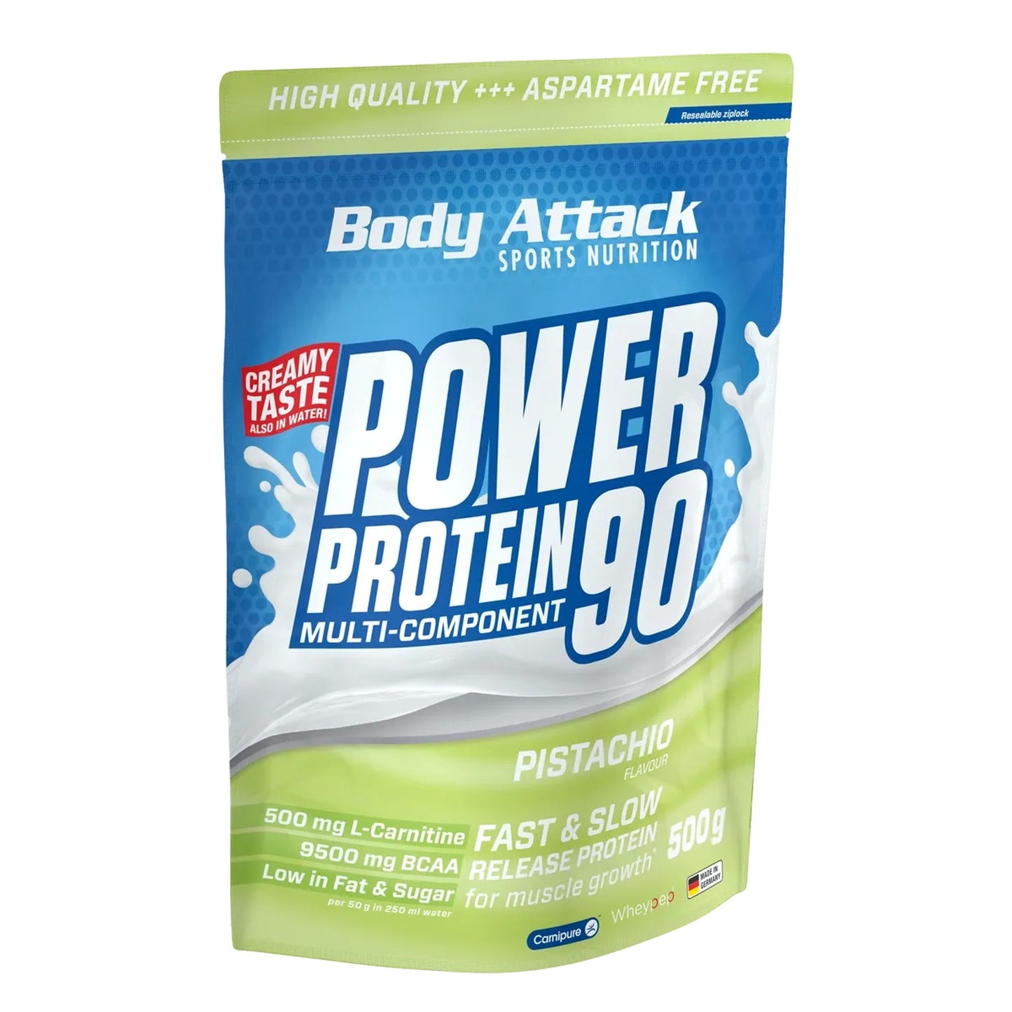 Body Attack Power Protein 90 500g - SHOPOUTLET24. Der Protein und Supplement Dealer