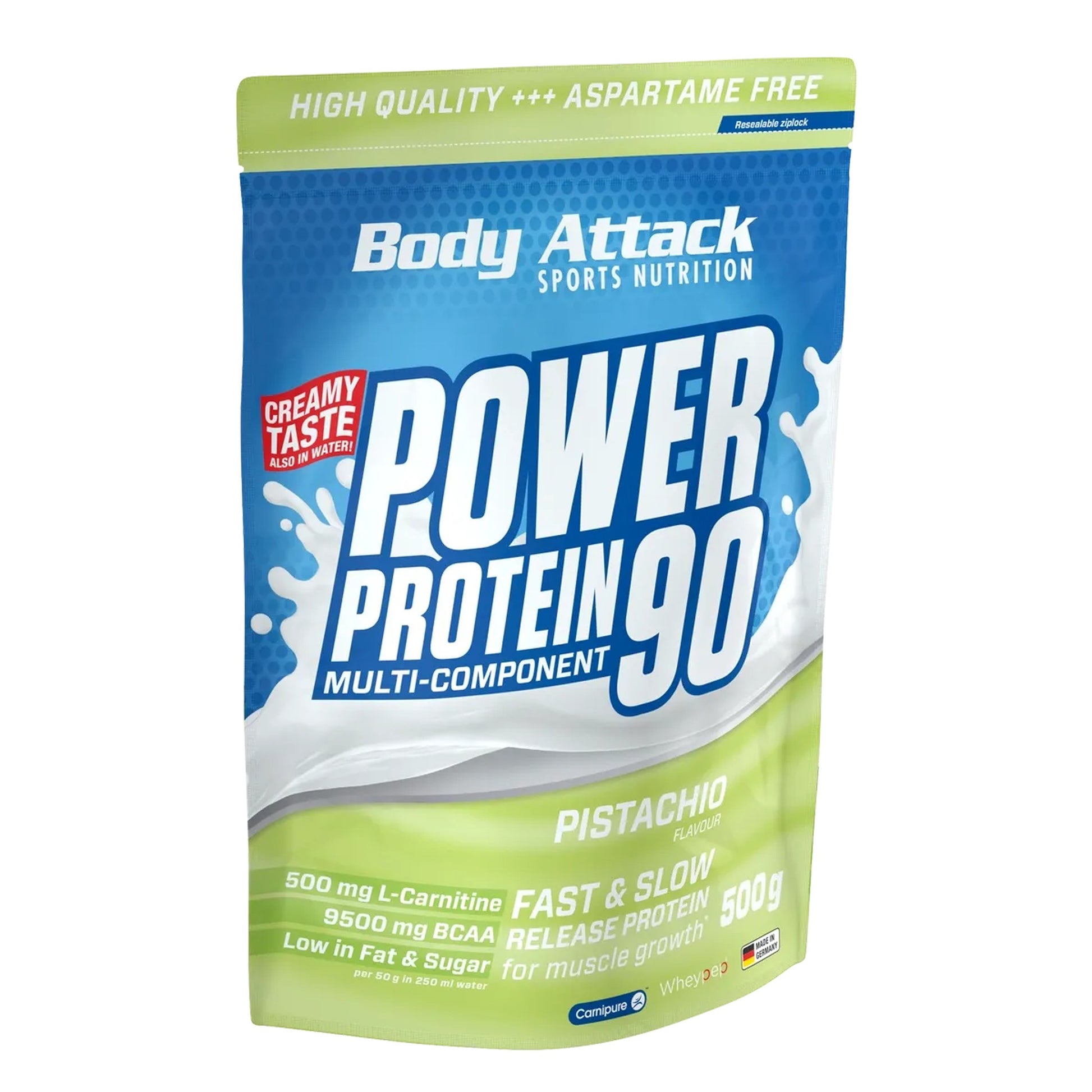 Body Attack Power Protein 90 500g - SHOPOUTLET24. Der Protein und Supplement Dealer