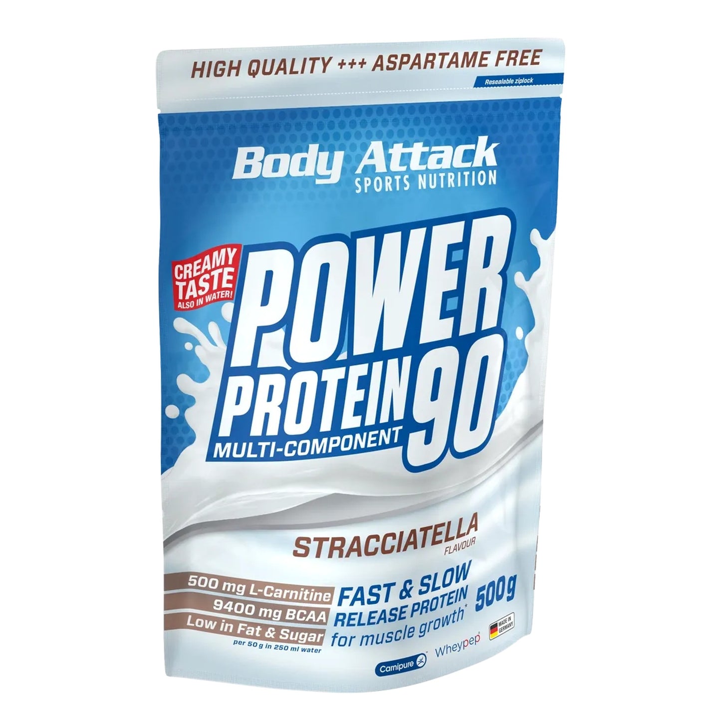 Body Attack Power Protein 90 500g - SHOPOUTLET24. Der Protein und Supplement Dealer
