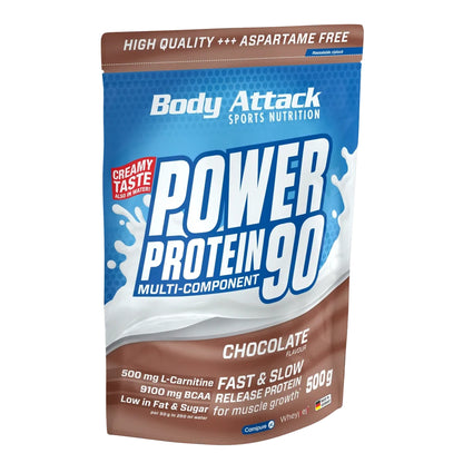 Body Attack Power Protein 90 500g - SHOPOUTLET24. Der Protein und Supplement Dealer