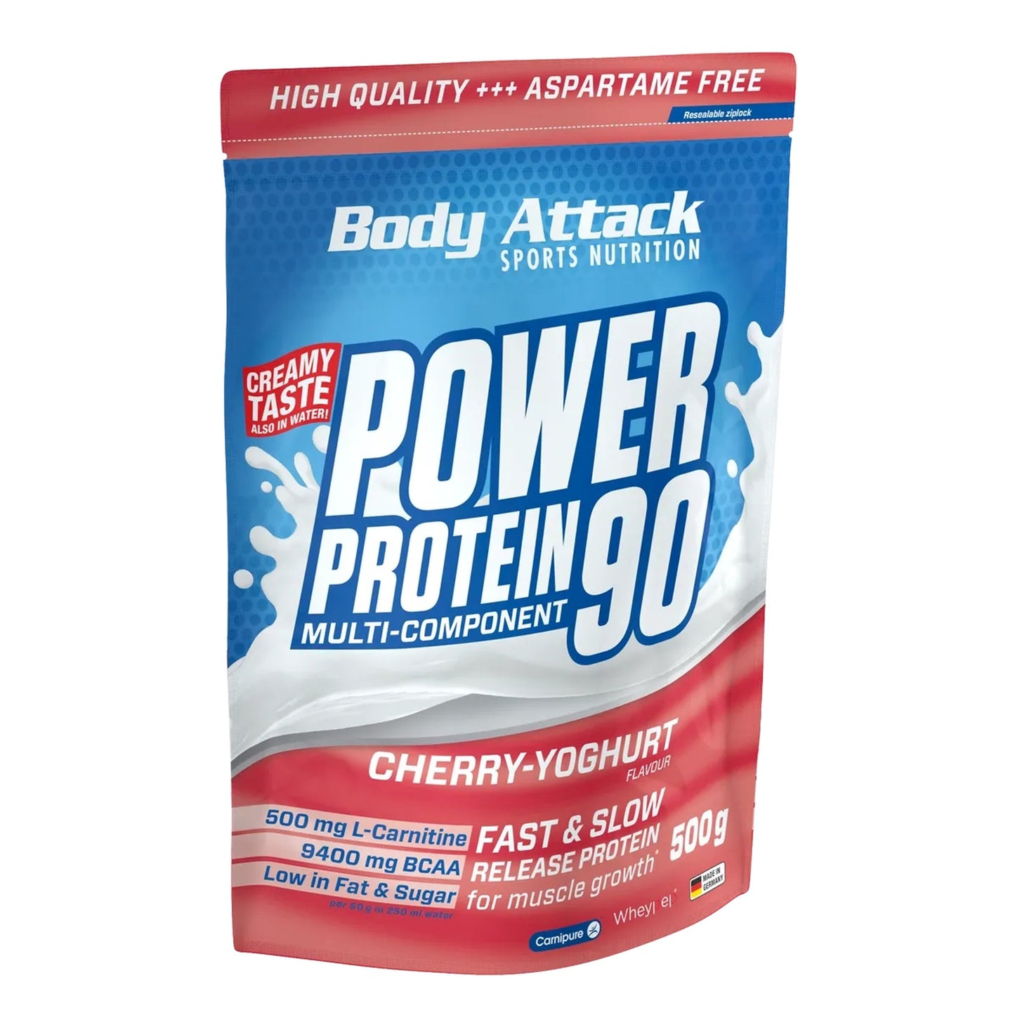 Body Attack Power Protein 90 500g - SHOPOUTLET24. Der Protein und Supplement Dealer