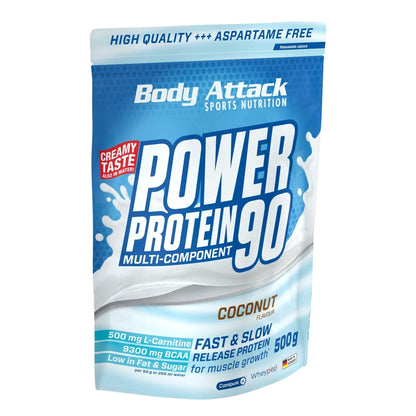 Body Attack Power Protein 90 500g - SHOPOUTLET24. Der Protein und Supplement Dealer