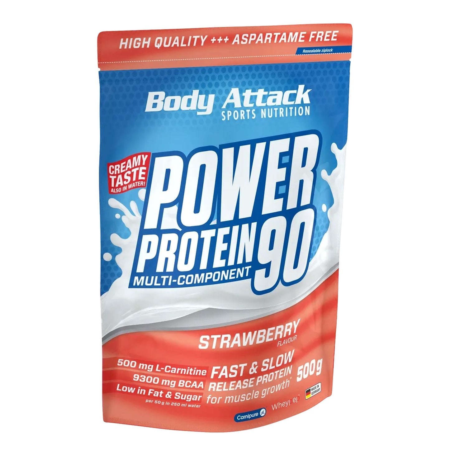 Body Attack Power Protein 90 500g - SHOPOUTLET24. Der Protein und Supplement Dealer