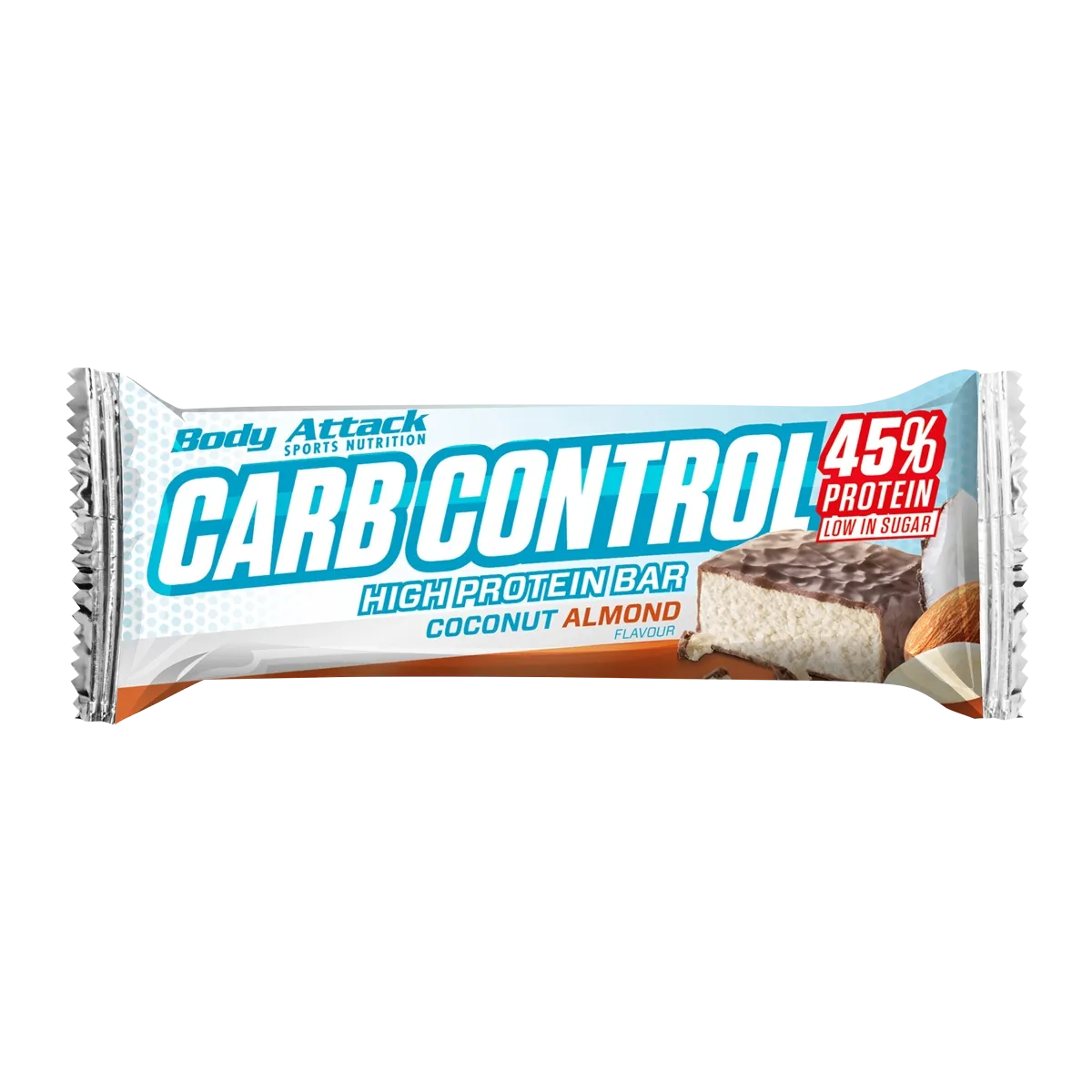 Body Attack Carb Control - Proteinriegel 100g (15 Riegel) OHNE ORIG. VERP.KARTON