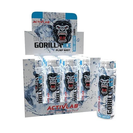 Activlab Black Gorilla Ice Pump Shot Orange Grapefruit 12x80ml - SHOPOUTLET24. Der Protein und Supplement Dealer