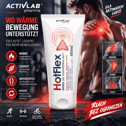 Activlab HotFlex Warming Gel 150ml - SHOPOUTLET24. Der Protein und Supplement Dealer