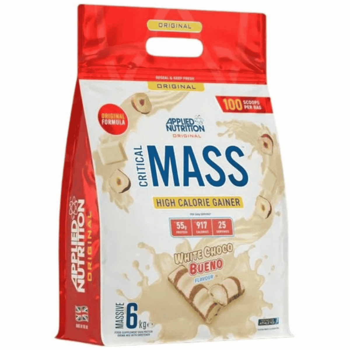 Applied Nutrition Critical Mass Original 6kg - SHOPOUTLET24. Der Protein und Supplement Dealer