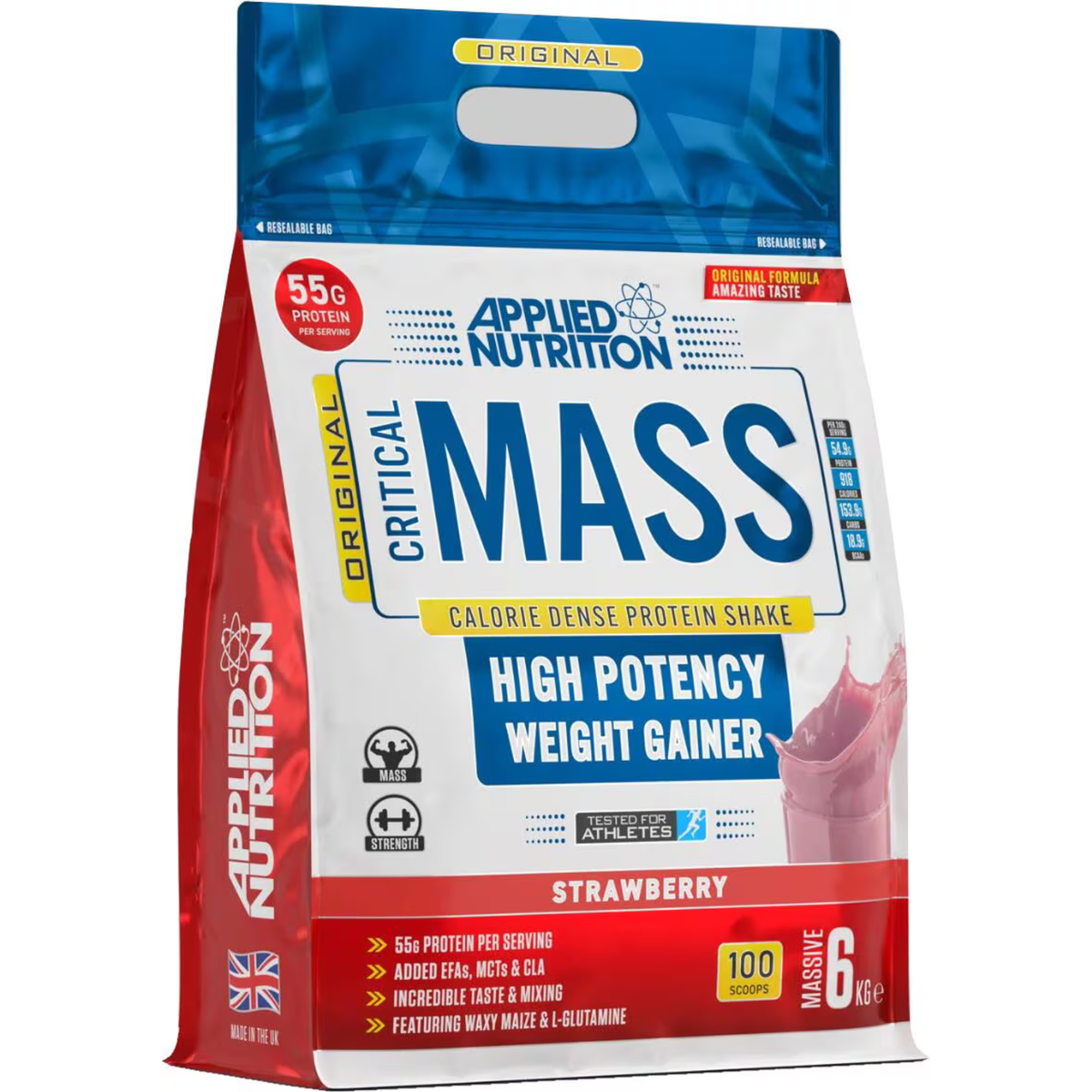 Applied Nutrition Critical Mass PROF. 6kg - SHOPOUTLET24. Der Protein und Supplement Dealer