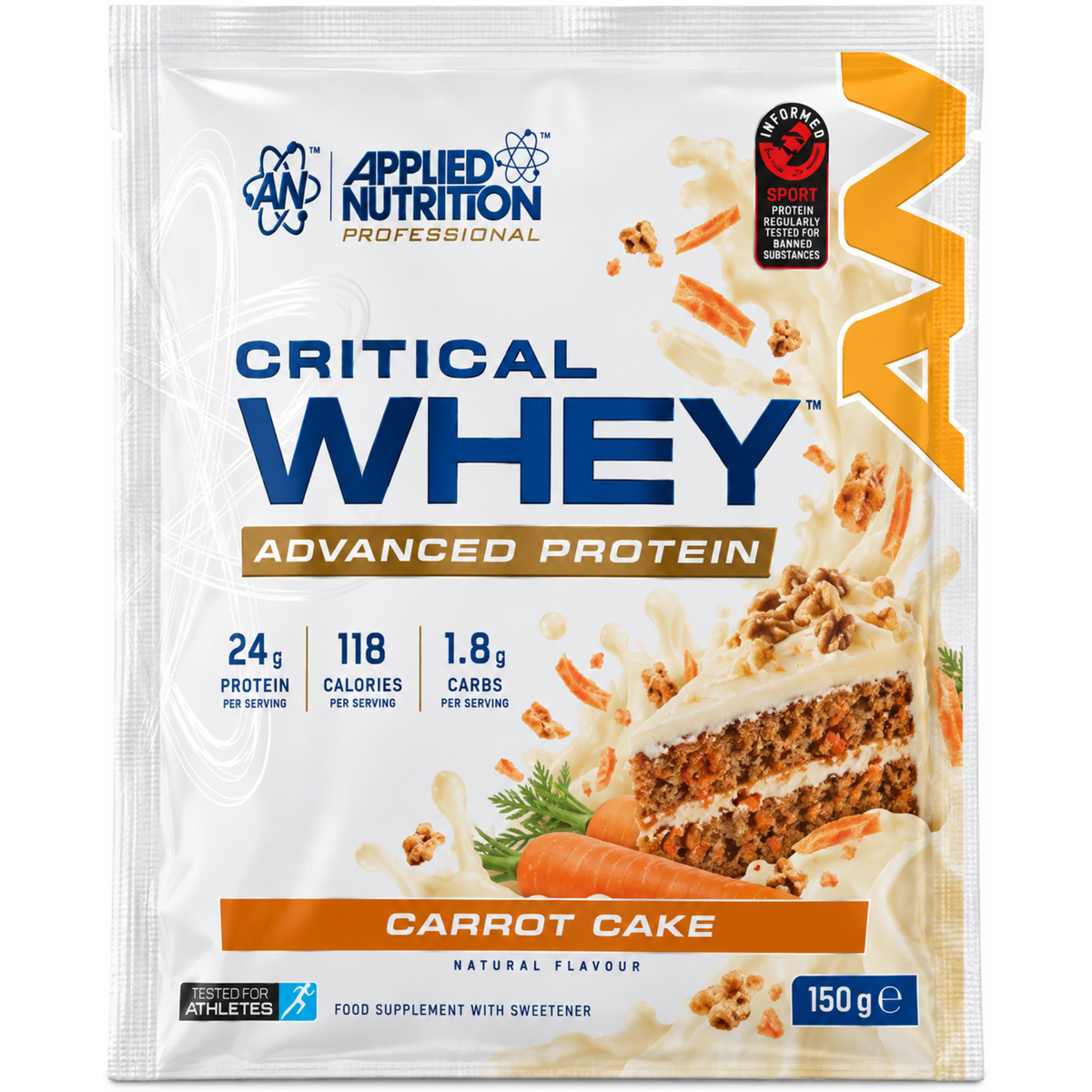 Applied Nutrition Critical Whey 150g - SHOPOUTLET24. Der Protein und Supplement Dealer