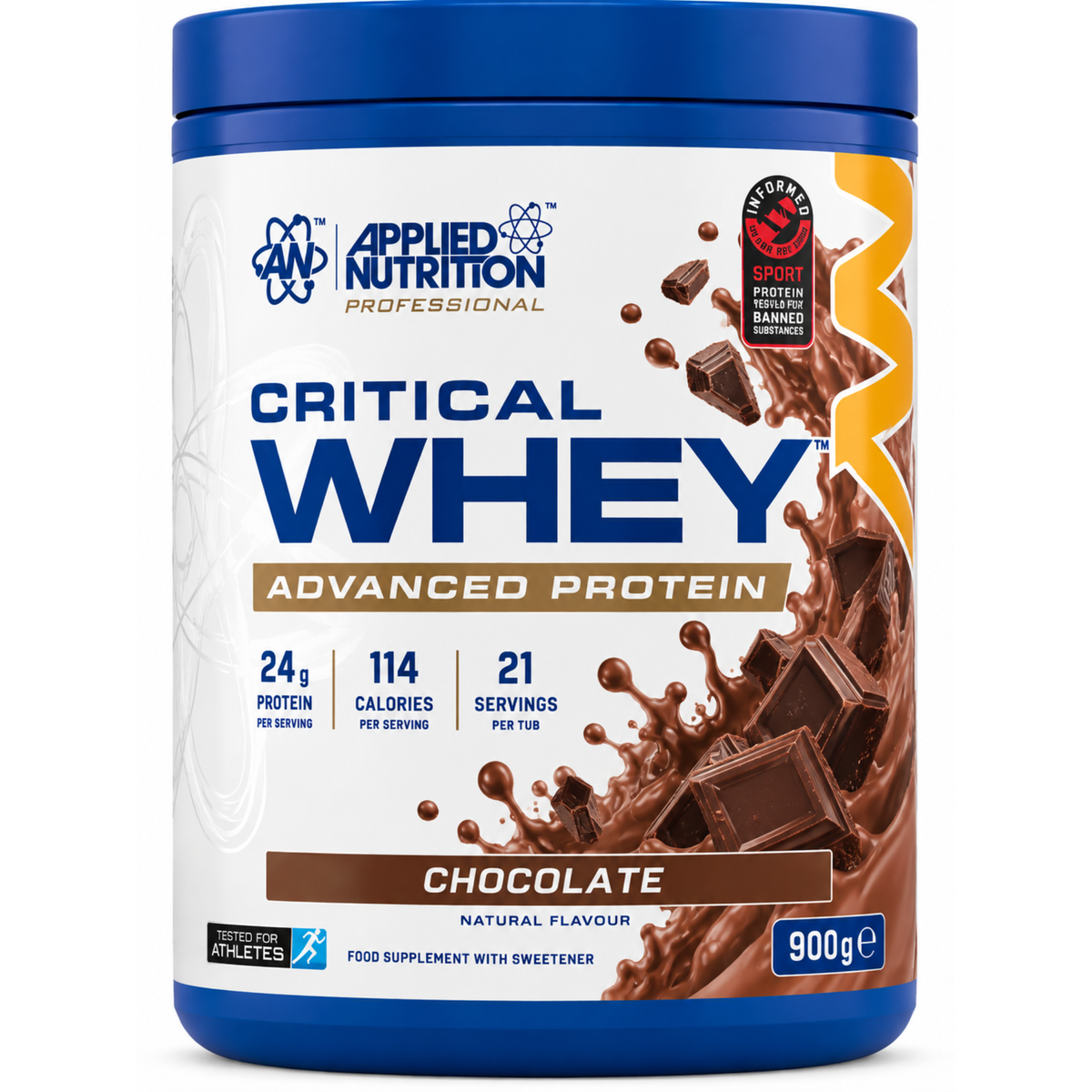 Applied Nutrition Critical Whey 900g - SHOPOUTLET24. Der Protein und Supplement Dealer