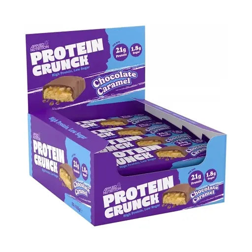 Applied Protein Crunch Bar 12 x 62g - SHOPOUTLET24. Der Protein und Supplement Dealer