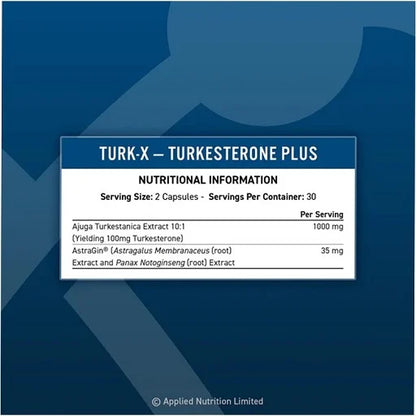 Applied Turk-X | Turkesterone Plus Capsules - SHOPOUTLET24. Der Protein und Supplement Dealer
