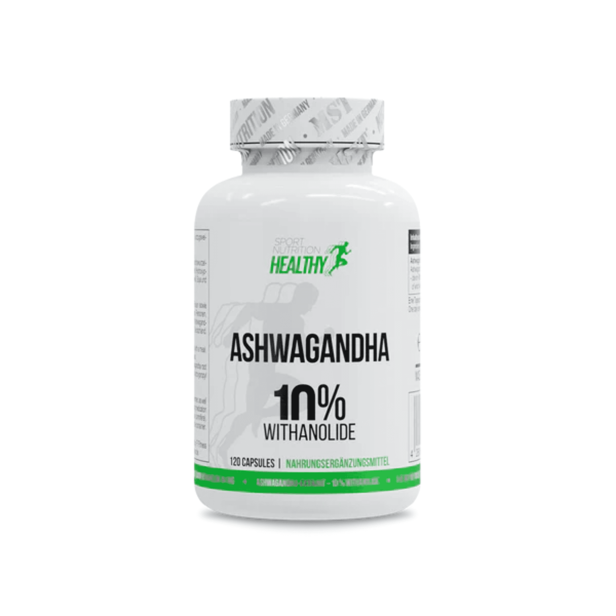 MST - Healthy Ashwagandha 10% Withanolide 120 Kapseln - SHOPOUTLET24. Der Protein und Supplement Dealer