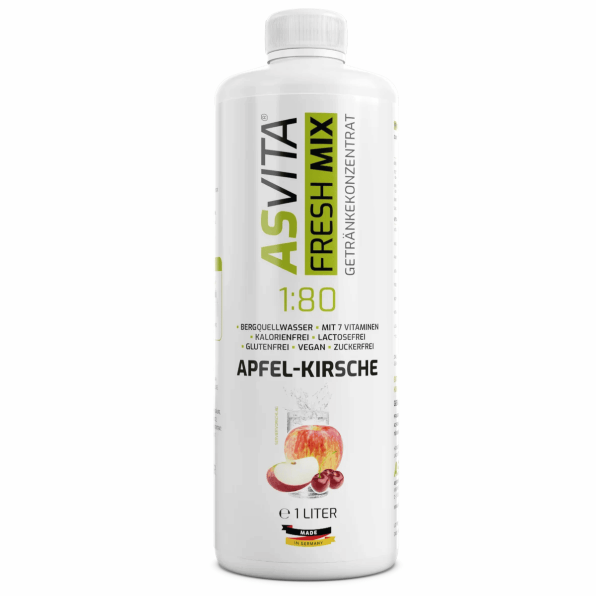 ASVita Fresh Mix Mineralgetränk 1/80 - 1L - SHOPOUTLET24. Der Protein und Supplement Dealer
