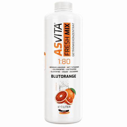ASVita Fresh Mix Mineralgetränk 1/80 - 1L - SHOPOUTLET24. Der Protein und Supplement Dealer